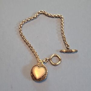 Thailand silver bracelet with locket